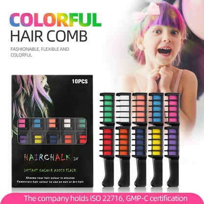 Disposable hair dye comb