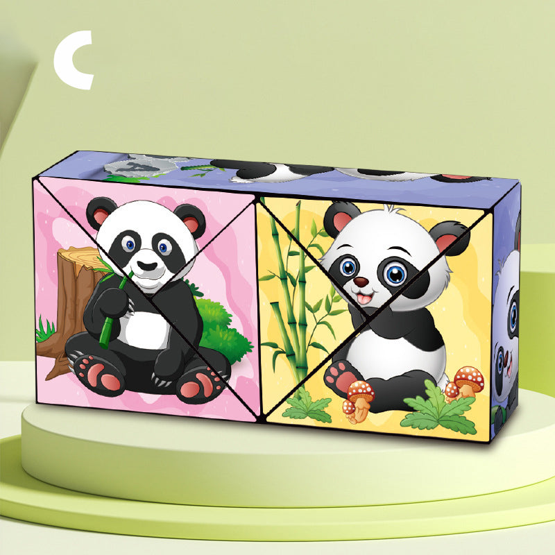 🐼Panda Three-Dimensional Magic Cube Decompression Toy