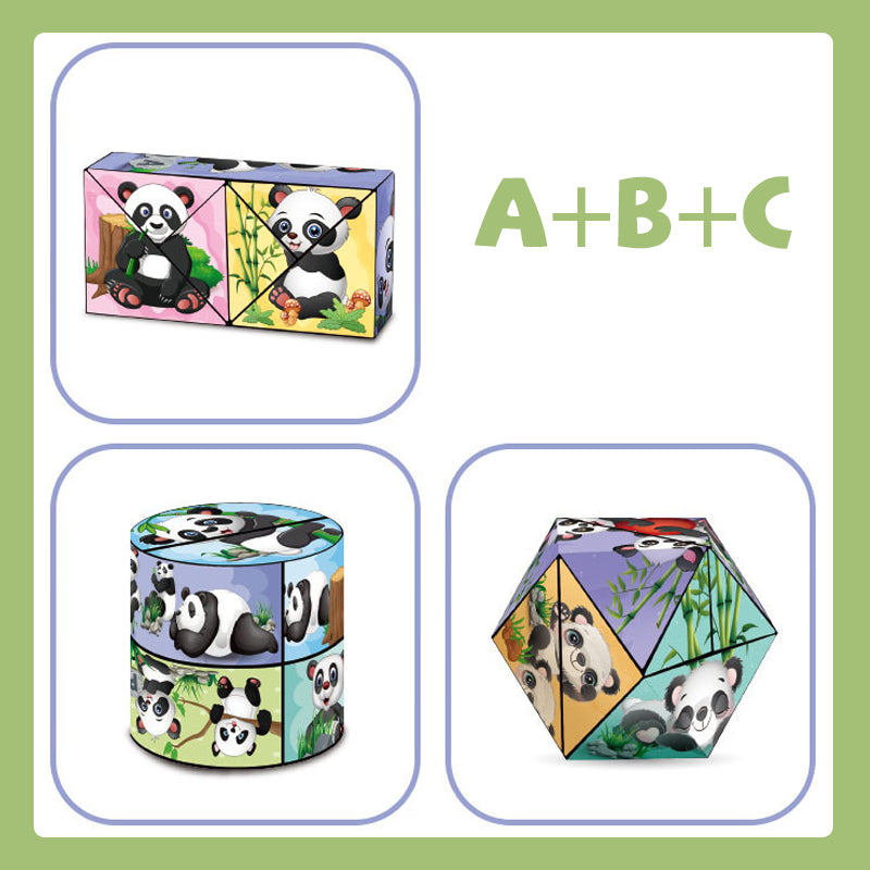 🐼Panda Three-Dimensional Magic Cube Decompression Toy