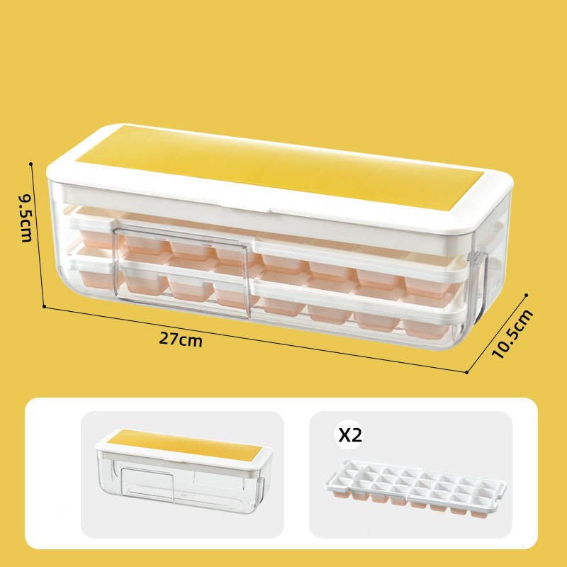 New Press Ice Tray Household Ice Cube Mold