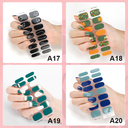 Semi-Cured Nail Art Stickers