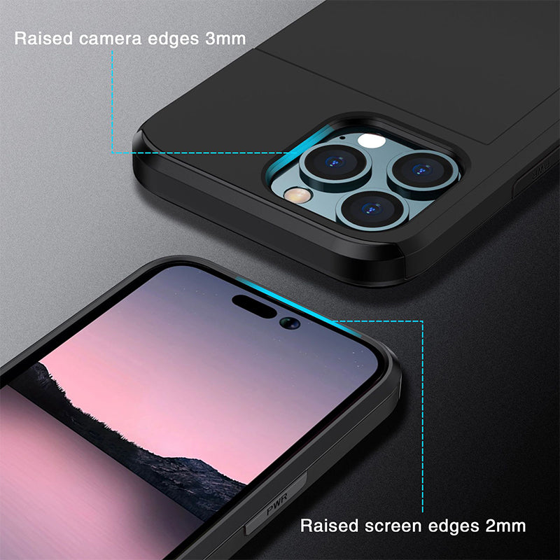 Push Card Sliding Anti-fall Mobile Phone Case