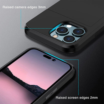 Push Card Sliding Anti-fall Mobile Phone Case