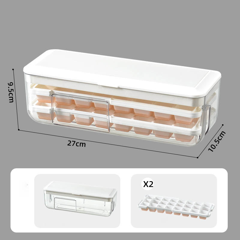 New Press Ice Tray Household Ice Cube Mold