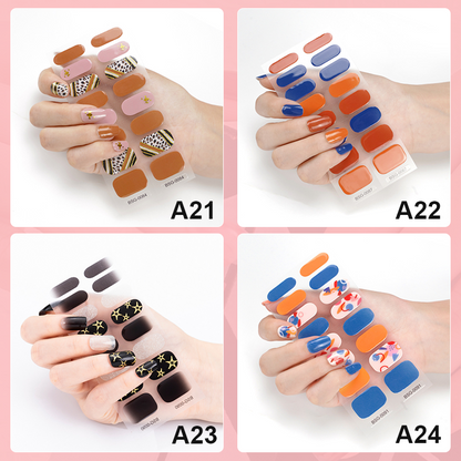 Semi-Cured Nail Art Stickers