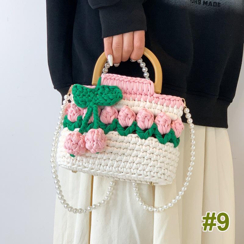 Tulip Handbag DIY Material Kit (Free Pearl Strap)