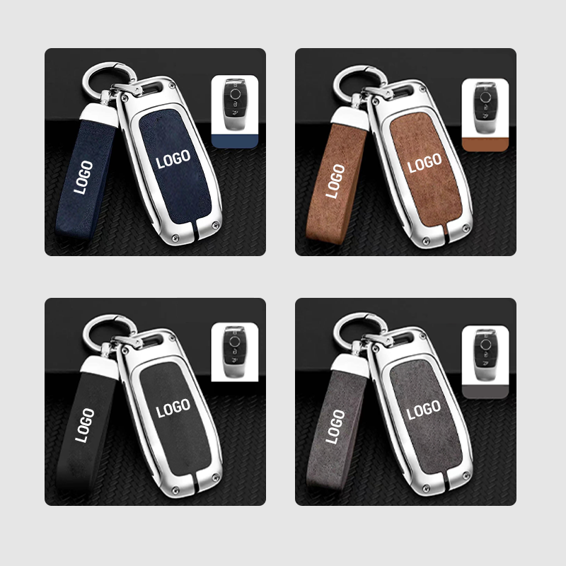 For Benz leather keyring