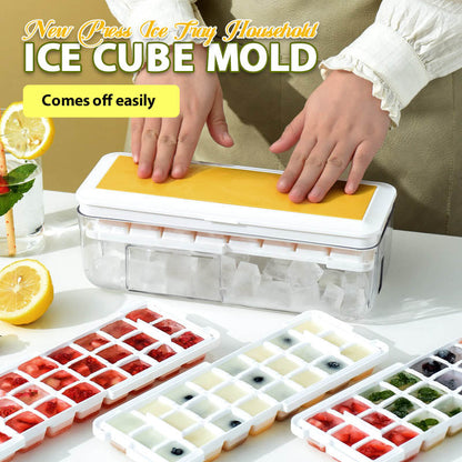 New Press Ice Tray Household Ice Cube Mold