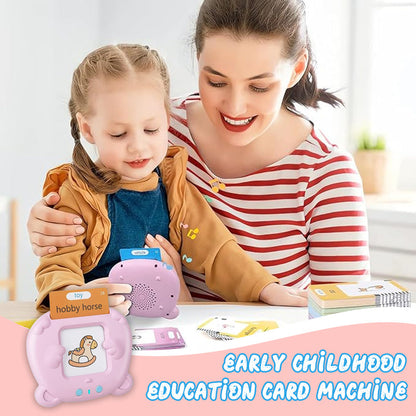 Children's dual language word card machine