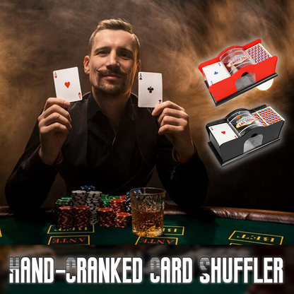 Hand-Cranked Card Shuffler