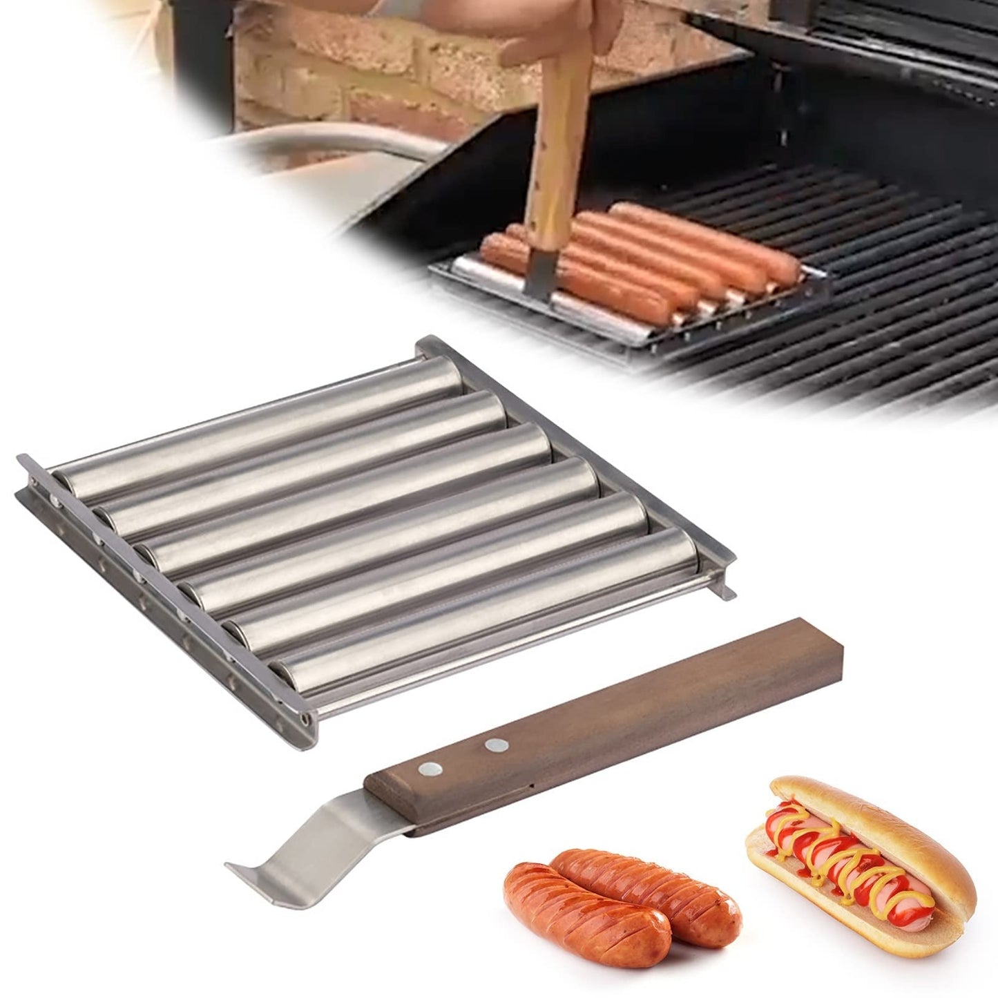 Hot Dog Roller Sausage Roller Rack