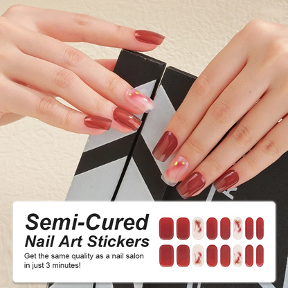 Semi-Cured Nail Art Stickers