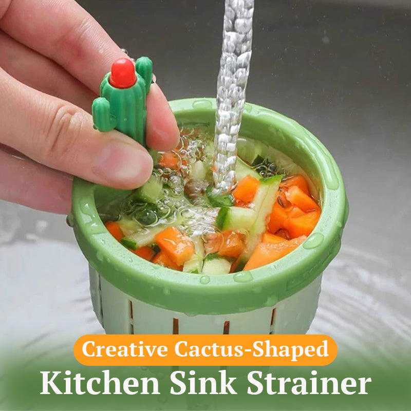 🌵 Creative Cactus-Shaped Kitchen Sink Strainer 🌵