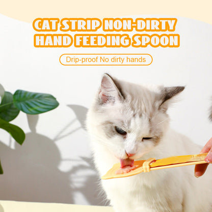 Cat Strip Non-Dirty Hand Feeding Spoon