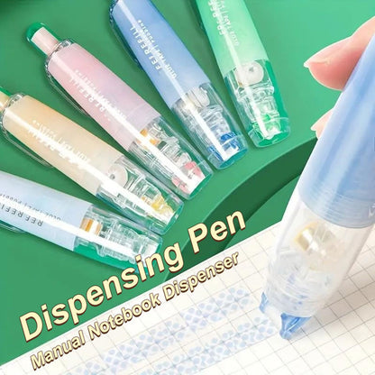 Rolling traceless glue pen