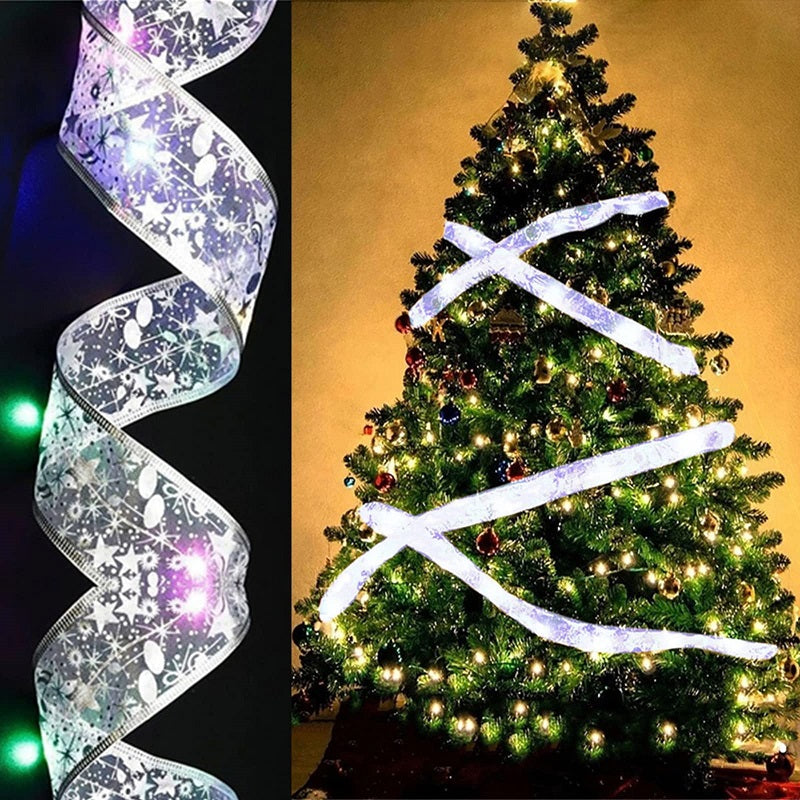 DIY Decoration Glow Ribbon Lights