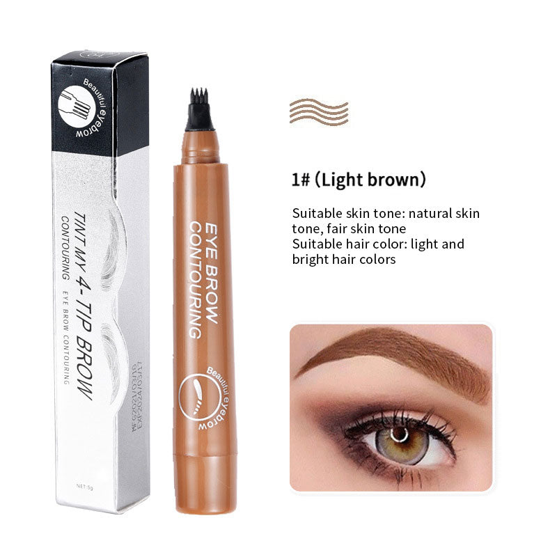 🔥2024 New Simulation Four-prong Liquid Eyebrow Pencil