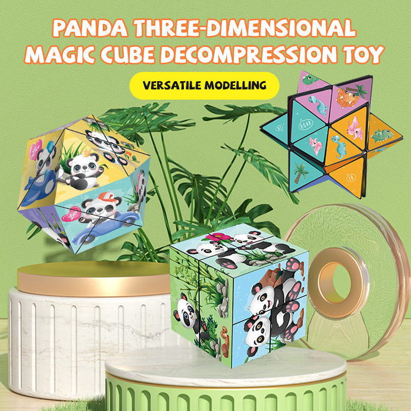 🐼Panda Three-Dimensional Magic Cube Decompression Toy