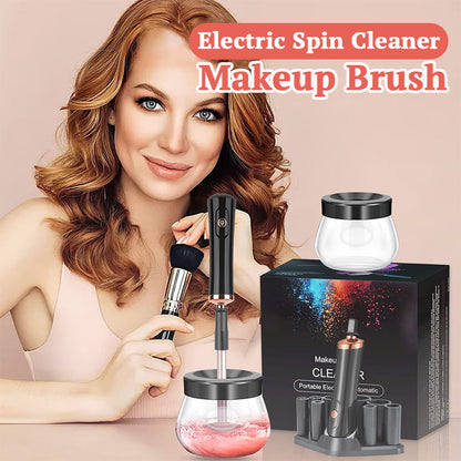 Makeup Brush Electric Spin Cleaner