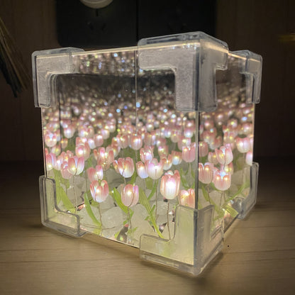 DIY Tulip Cube Mirror Lamp（Material package）