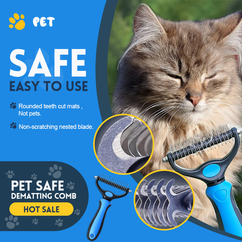 🐶Pet Safe Dematting Comb