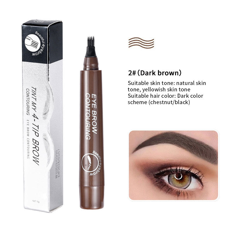 🔥2024 New Simulation Four-prong Liquid Eyebrow Pencil