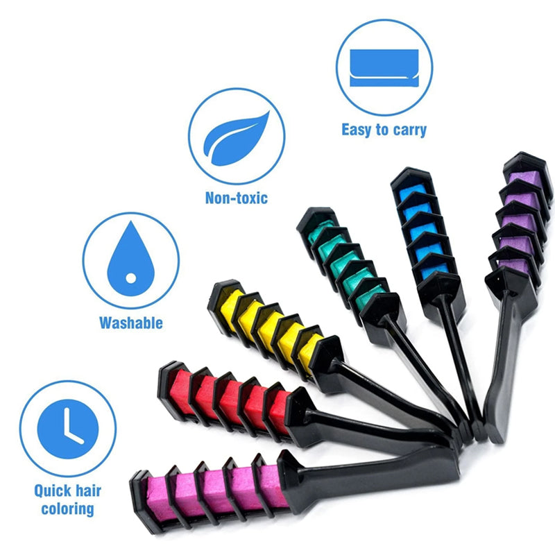 Disposable hair dye comb