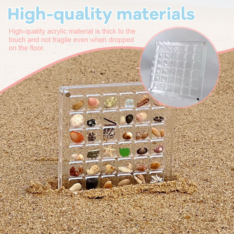 🐚Acrylic Magnetic Seashell Display Box