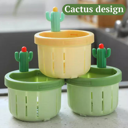 🌵 Creative Cactus-Shaped Kitchen Sink Strainer 🌵