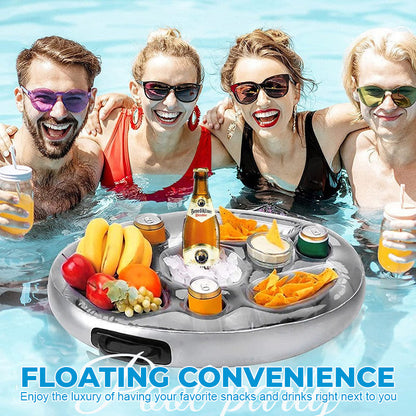 Pool Party Mobile Inflatable Tray