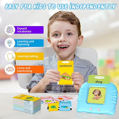 Children's dual language word card machine