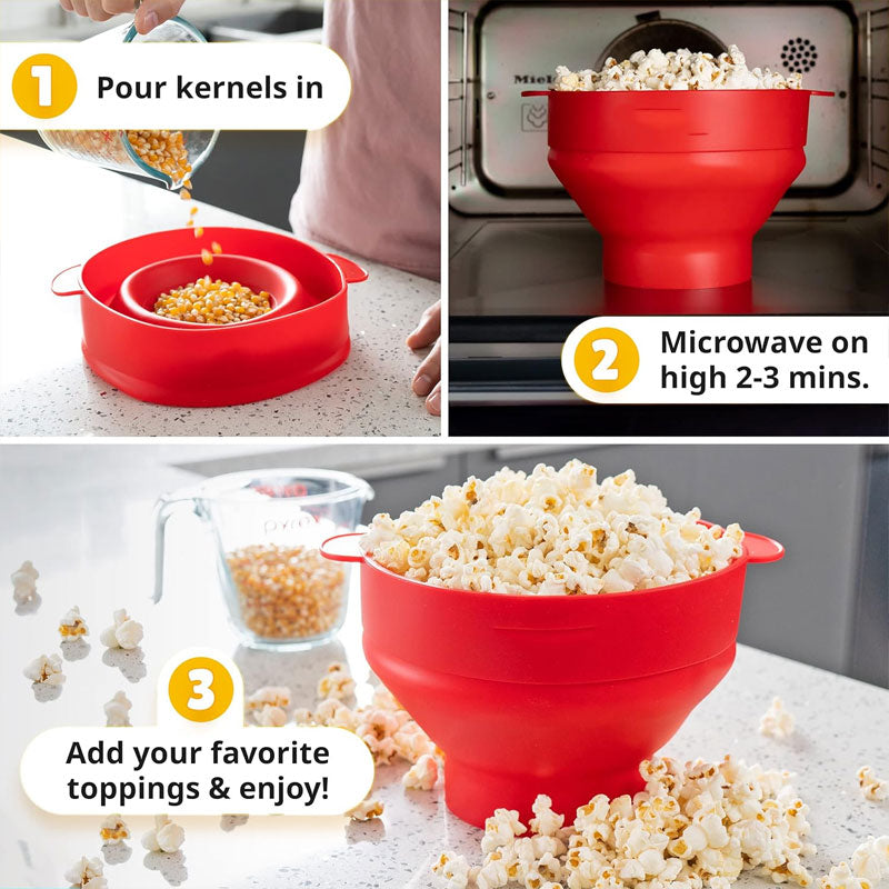 Collapsible microwave bowl