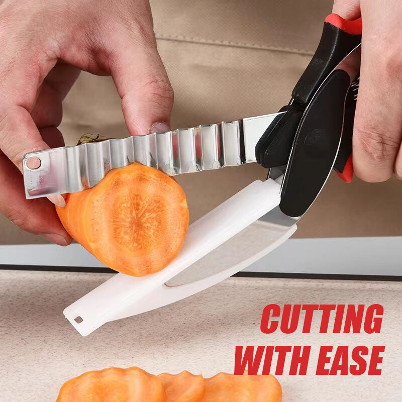 Multifunctional replaceable vegetable scissors