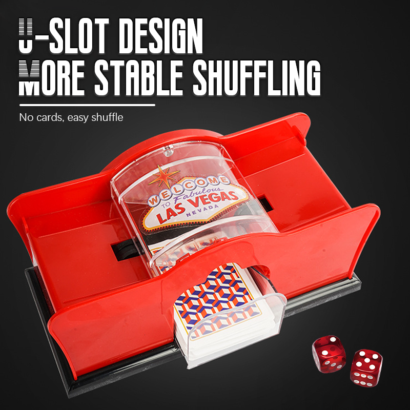 Hand-Cranked Card Shuffler