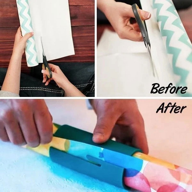 (🎅EARLY XMAS SALE )Sliding Wrapping Paper Cutter