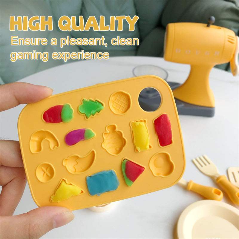 Children's DIY kitchen non-toxic clay toys（Comes with complimentary colored clay）