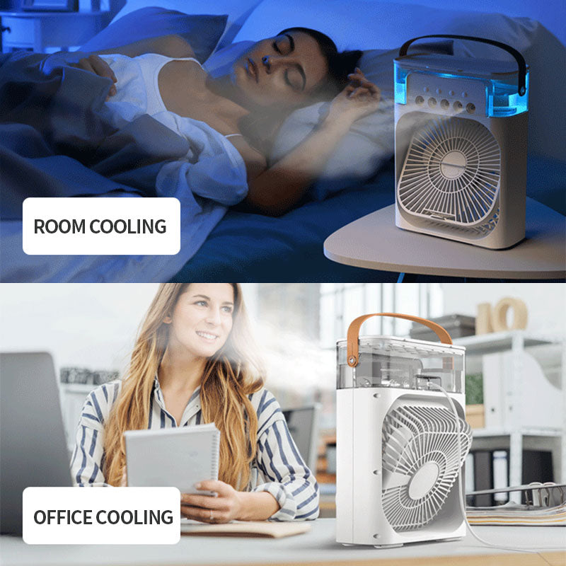 Ice mist five-hole humidification fan💨