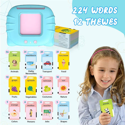 Children's dual language word card machine