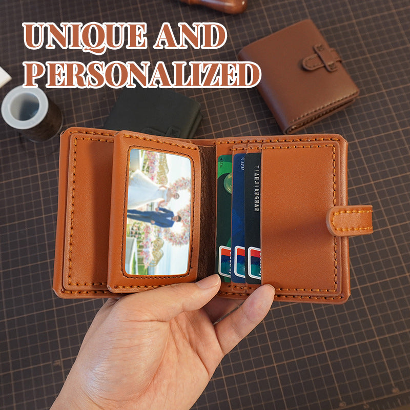 Cow leather wallet DIY material kit
