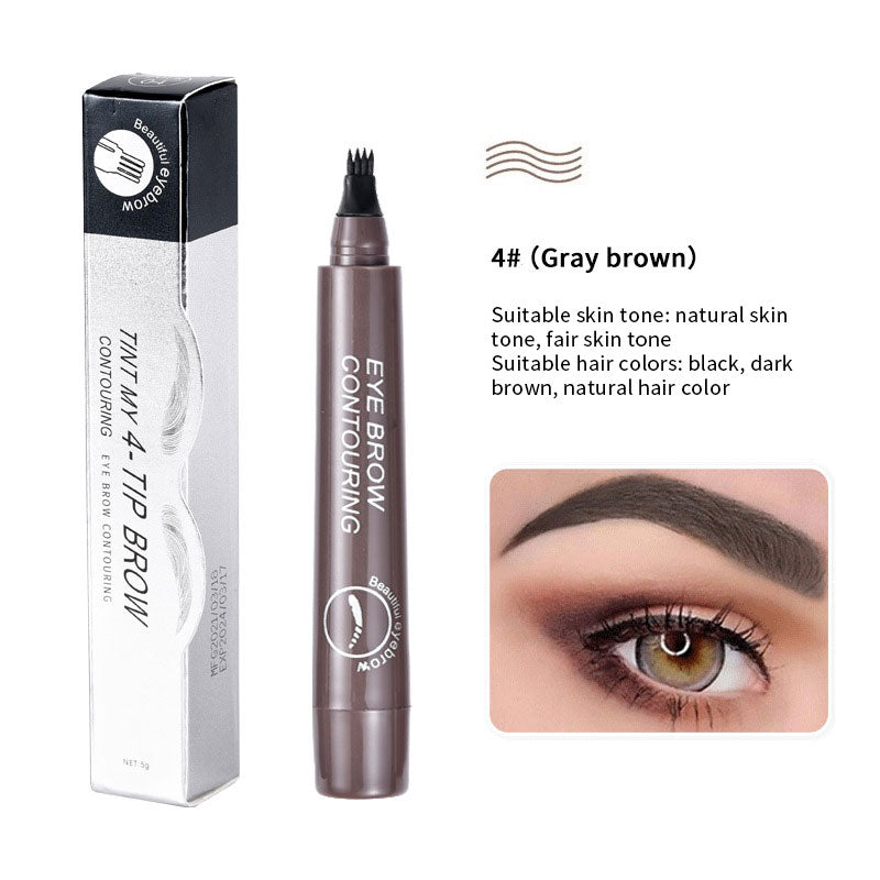 🔥2024 New Simulation Four-prong Liquid Eyebrow Pencil