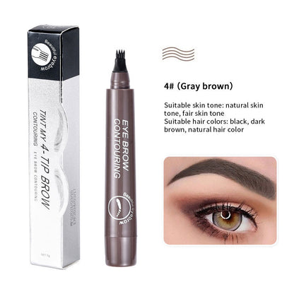 🔥2024 New Simulation Four-prong Liquid Eyebrow Pencil