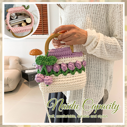 Tulip Handbag DIY Material Kit (Free Pearl Strap)