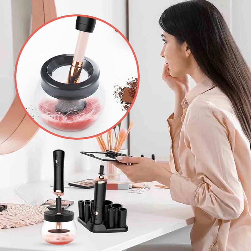 Makeup Brush Electric Spin Cleaner