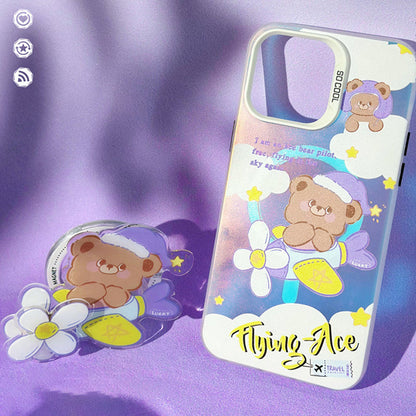 Original Magnetic Phone Case - Airplane Bear