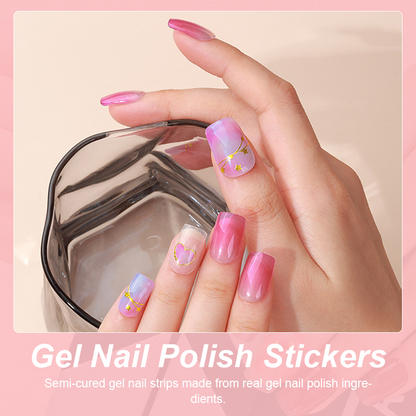 Semi-Cured Nail Art Stickers