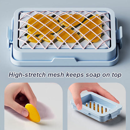High elastic mesh soap box