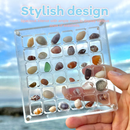 🐚Acrylic Magnetic Seashell Display Box