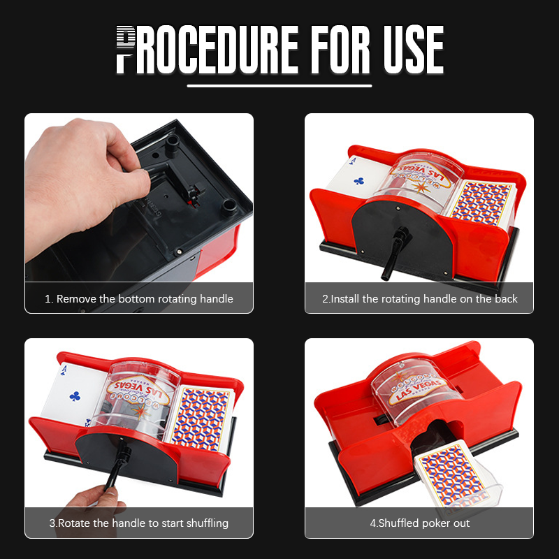 Hand-Cranked Card Shuffler