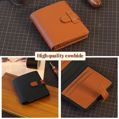 Cow leather wallet DIY material kit