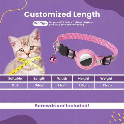 Reflective Bell Kitten Collar